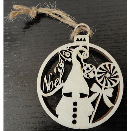 Wooden and plastic ornaments, Christmas ornaments, wooden vintage accessories