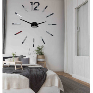 Stick-on wall clocks,luxury stent clocks,plastic clocks