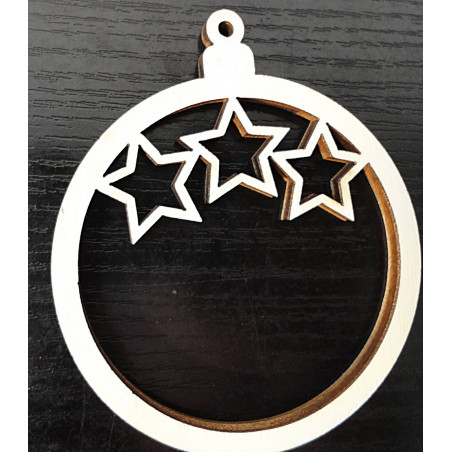 Wooden and plastic ornaments, Christmas ornaments, wooden vintage accessories