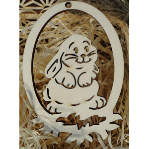 Wooden ornament Easter bunny - TRUSO