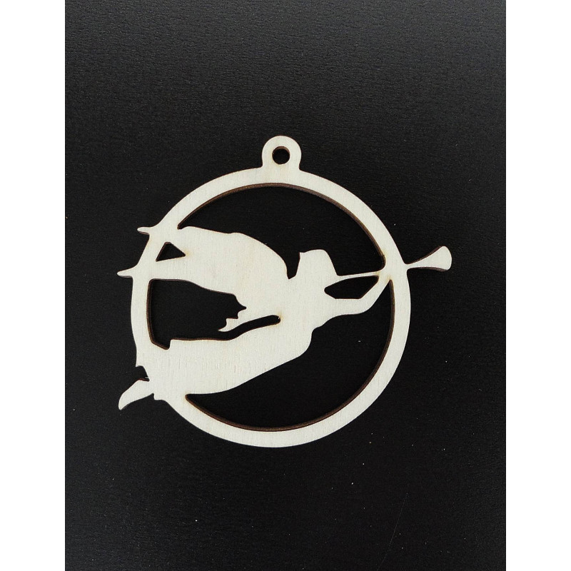 Wooden and plastic ornaments, Christmas ornaments, wooden vintage accessories