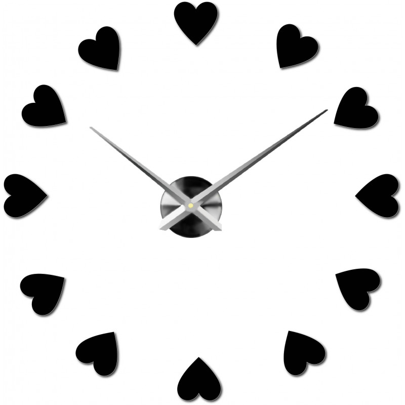 Adhesive wall clock, luxury wall clock, plastic clock