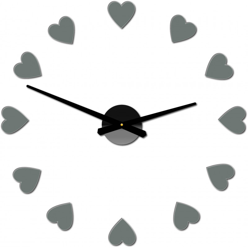 Adhesive wall clock, luxury wall clock, plastic clock