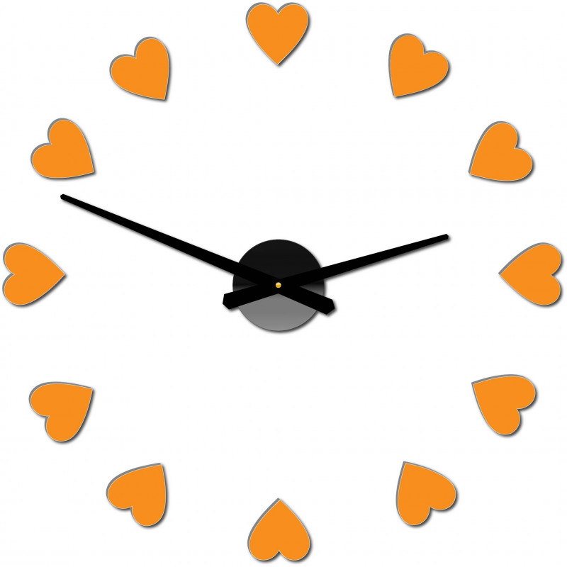 Adhesive wall clock, luxury wall clock, plastic clock