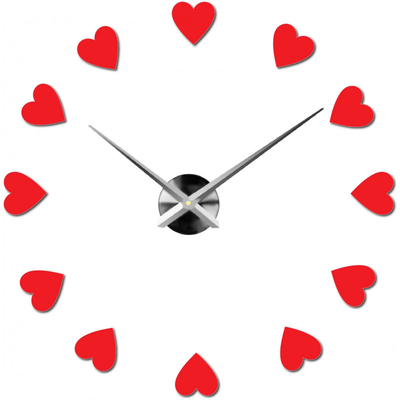 Adhesive wall clock, luxury wall clock, plastic clock