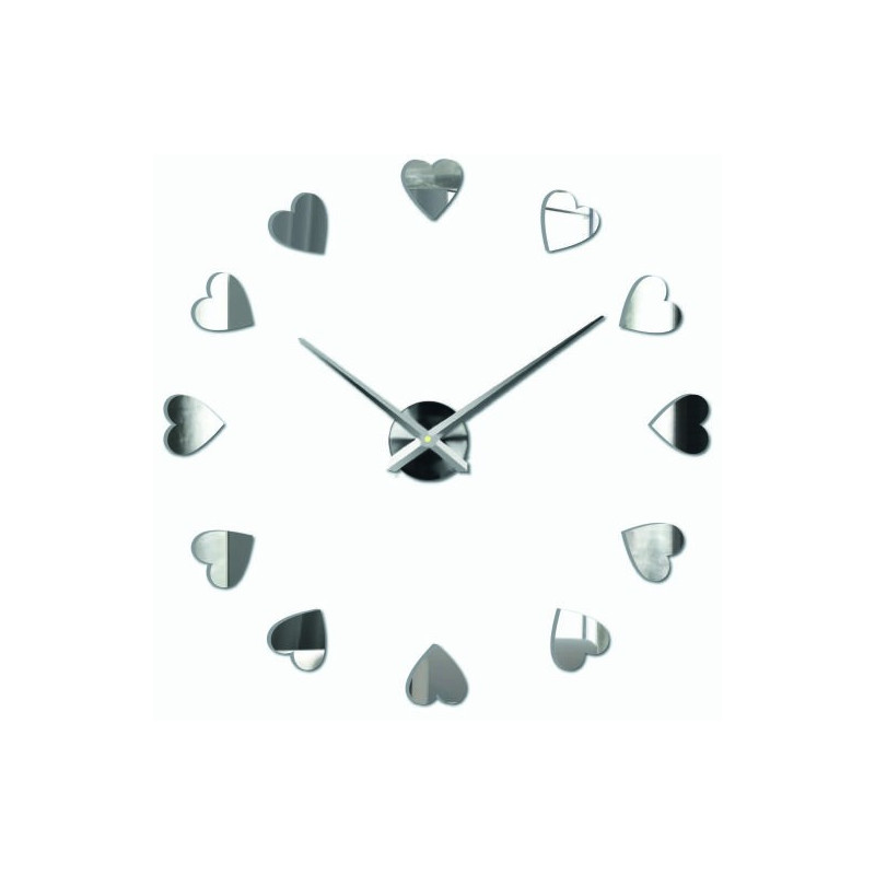 Adhesive wall clock, luxury wall clock, plastic clock