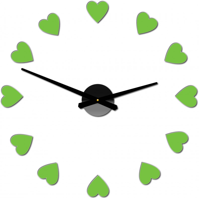 Adhesive wall clock, luxury wall clock, plastic clock