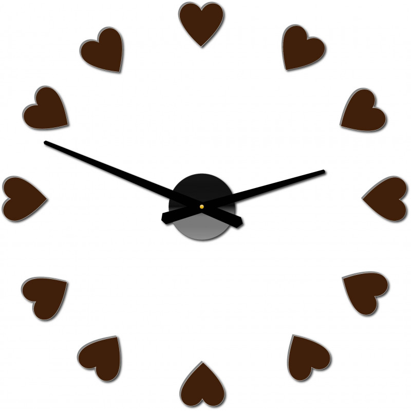 Adhesive wall clock, luxury wall clock, plastic clock