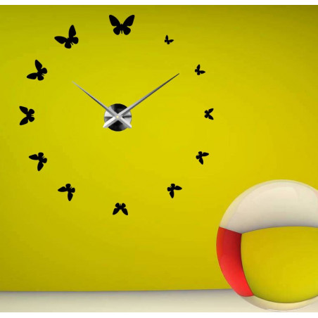 Adhesive wall clock, luxury clock on stent, plastic clock Adhesive wall clock, luxury clock on stent, plastic clock