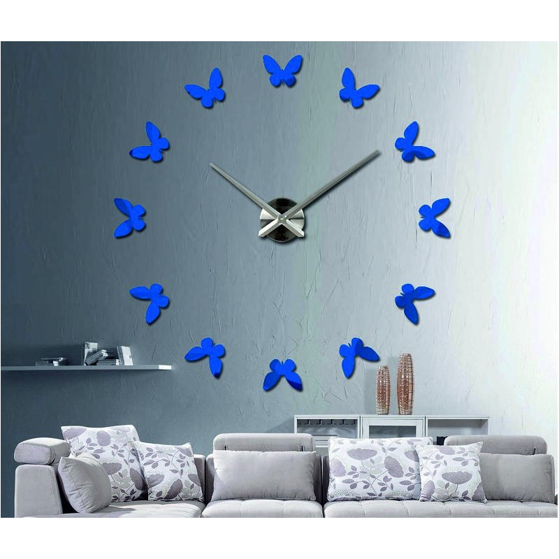 Adhesive wall clock, luxury wall clock, plastic clock