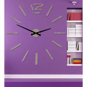 Modern wall clock, wall clock made of wood, plywood 2