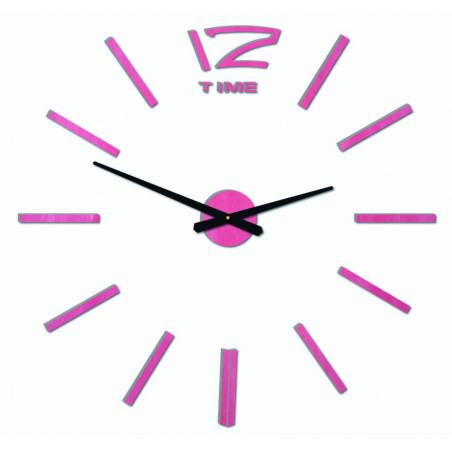 Modern wall clock, wall clock made of wood, plywood