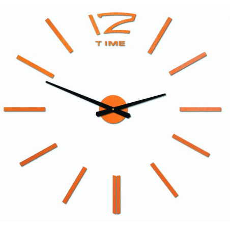 Modern wall clock, wooden wall clock, plywood