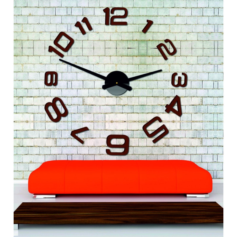 Wall clock made of plastic - PELLO