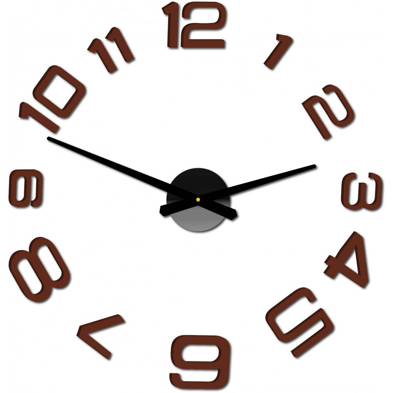 Wall clock made of plastic - PELLO