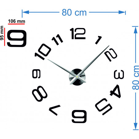 Wall clock made of plastic - PELLO Wall clock made of plastic - PELLO