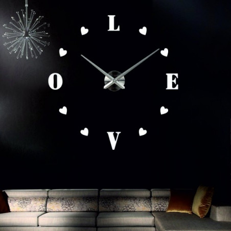 Adhesive wall clock, luxury clock on stent, plastic clock Adhesive wall clock, luxury clock on stent, plastic clock