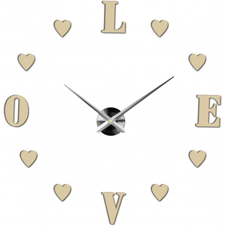 Adhesive wall clock, luxury clock on stent, plastic clock Adhesive wall clock, luxury clock on stent, plastic clock
