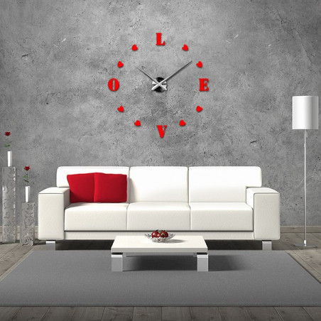 Adhesive wall clock, luxury clock on stent, plastic clock Adhesive wall clock, luxury clock on stent, plastic clock