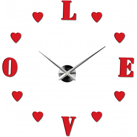 Adhesive wall clock, luxury clock on stent, plastic clock Adhesive wall clock, luxury clock on stent, plastic clock