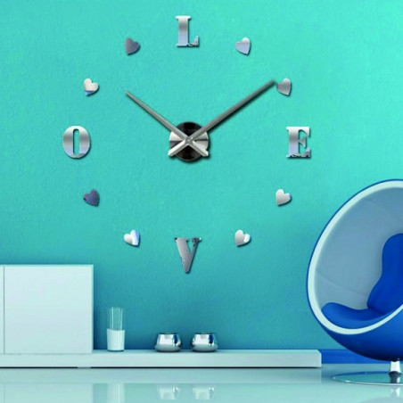 Adhesive wall clock, luxury clock on stent, plastic clock Adhesive wall clock, luxury clock on stent, plastic clock