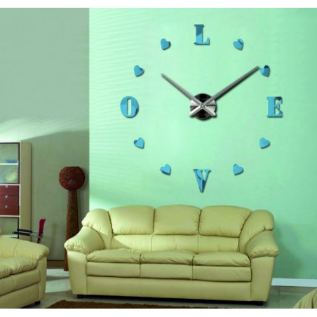 Adhesive wall clock, luxury clock on stent, plastic clock Adhesive wall clock, luxury clock on stent, plastic clock