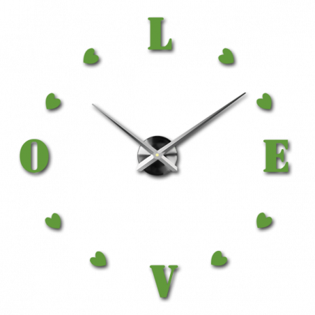 Adhesive wall clock, luxury clock on stent, plastic clock Adhesive wall clock, luxury clock on stent, plastic clock