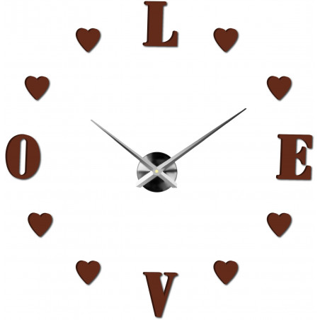 Adhesive wall clock, luxury clock on stent, plastic clock Adhesive wall clock, luxury clock on stent, plastic clock