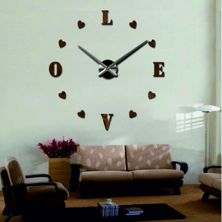 Adhesive wall clock, luxury clock on stent, plastic clock Adhesive wall clock, luxury clock on stent, plastic clock