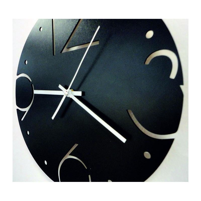 Modern wall clock, wooden wall clock, plywood