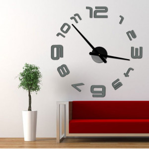 Stick-on wall clocks,luxury stent clocks,plastic clocks