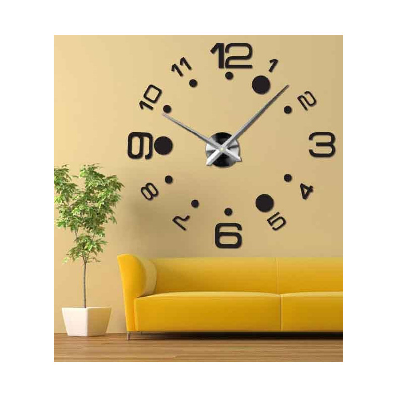 Stick-on wall clocks,luxury stent clocks,plastic clocks