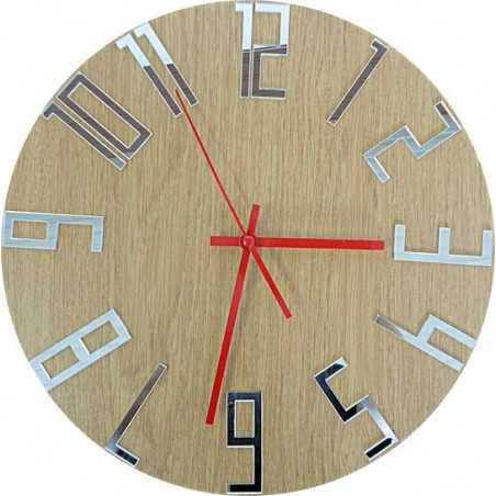 Modern wall clock, wooden wall clock, plywood Modern wall clock, wooden wall clock, plywood