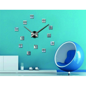 Adhesive wall clock, luxury wall clock, plastic clock