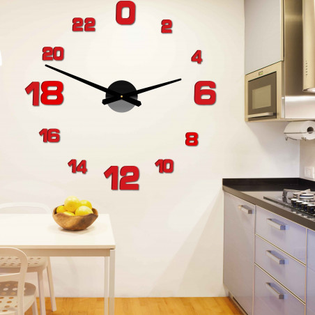 Adhesive wall clock, luxury wall clock, plastic clock Adhesive wall clock, luxury wall clock, plastic clock