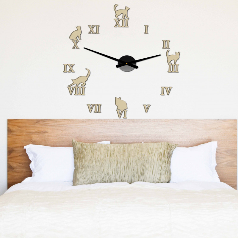 Stick-on wall clocks,luxury stent clocks,plastic clocks