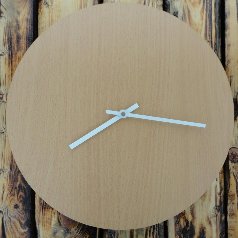 Wall clock COLORED HDF Olive