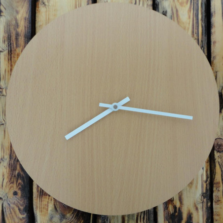 Wall clock COLORED HDF Olive