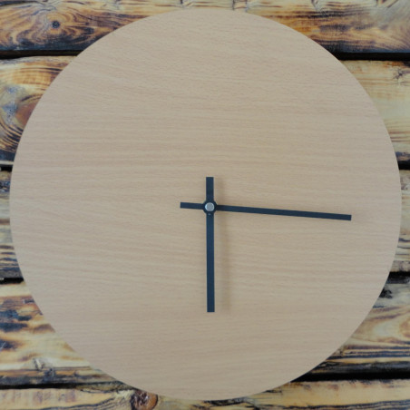 Wall clock COLORED HDF Olive