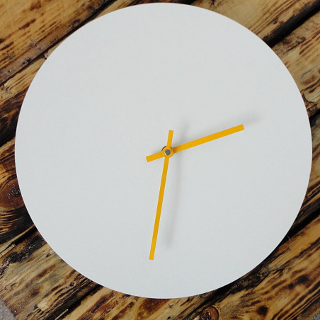 Wall clock COLORED HDF Olive