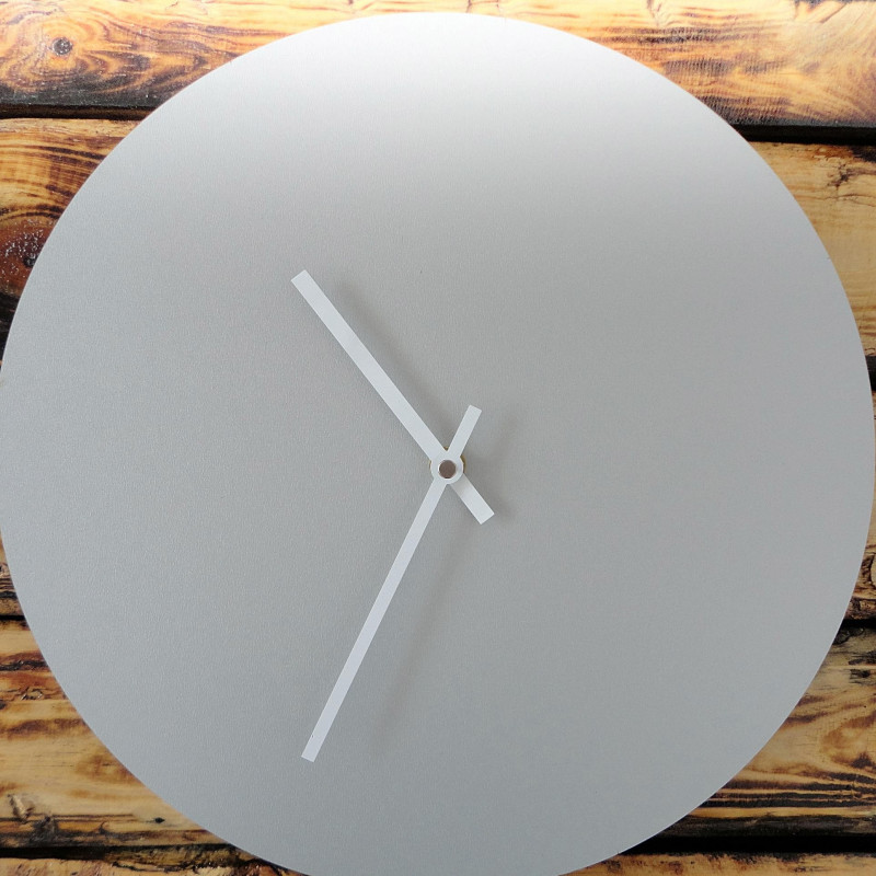 Wall clock COLORED HDF Olive