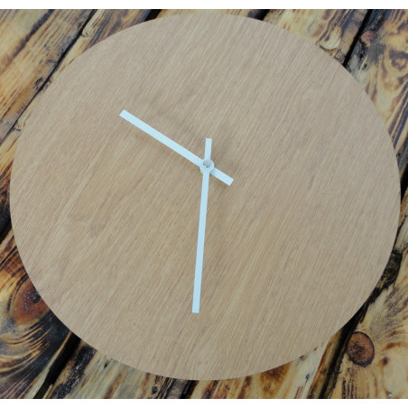 Wall clock COLORED HDF Olive