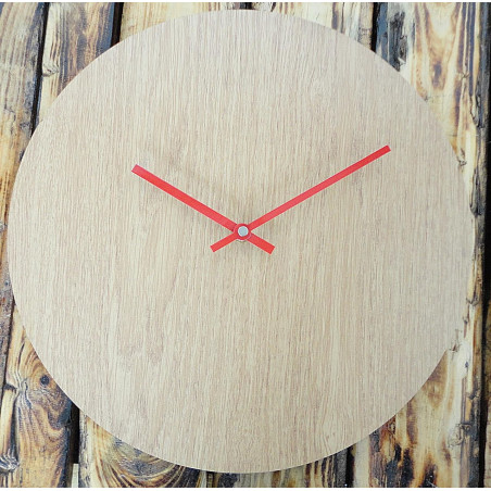 Wall clock COLORED HDF Olive