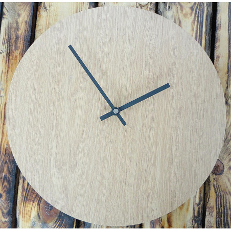 Wall clock COLORED HDF Olive