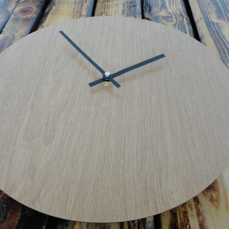 Wall clock COLORED HDF Olive