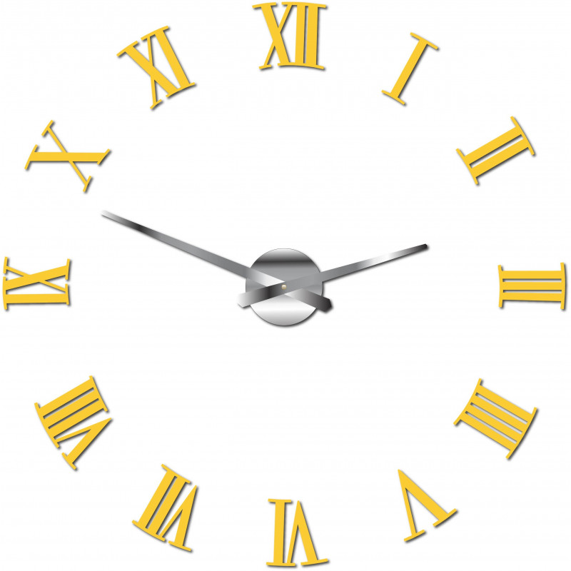 Adhesive wall clock Roman 2D plexiglass