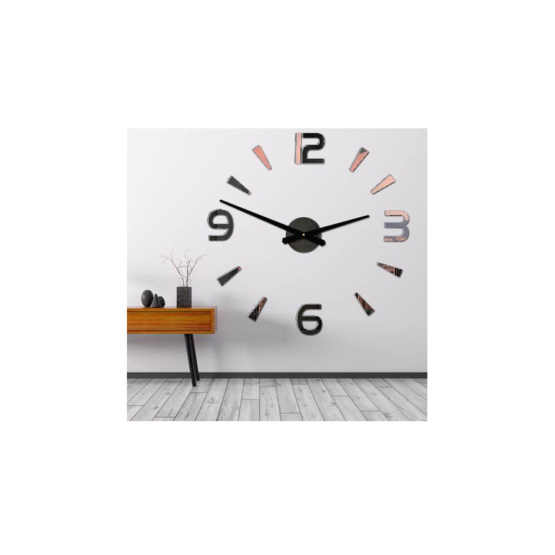 Modern wall clock adhesive Stor 2D plexiglass