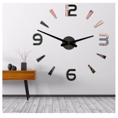 Modern wall clock adhesive Stor 2D plexiglass