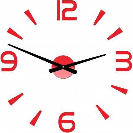Modern wall clock adhesive Stor 2D plexiglass