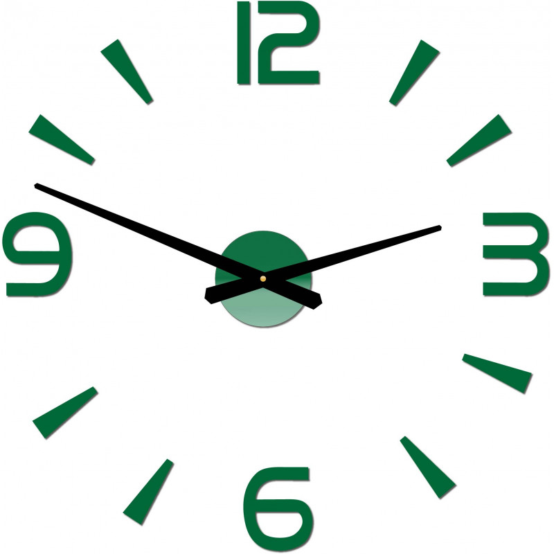 Modern wall clock adhesive Stor 2D plexiglass